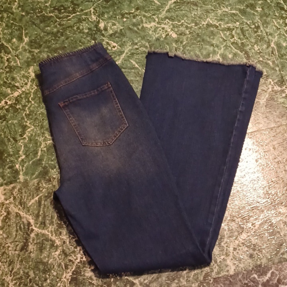 Tinseltown strech jeans flare legs size 13 long high waisted